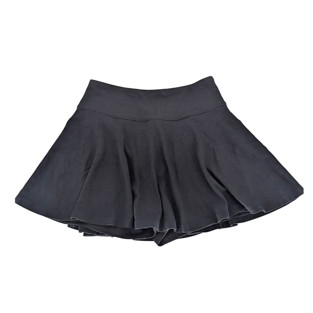 Hollister Skort Women M Black Ultra High-Rise Mini Athletic Skirt Tennis Preppy